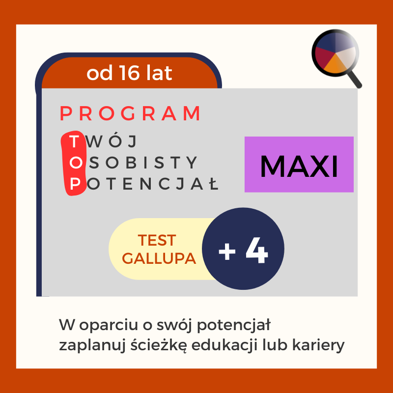 [MAXI] Program rozwoju - test Gallupa + 4 spotkania